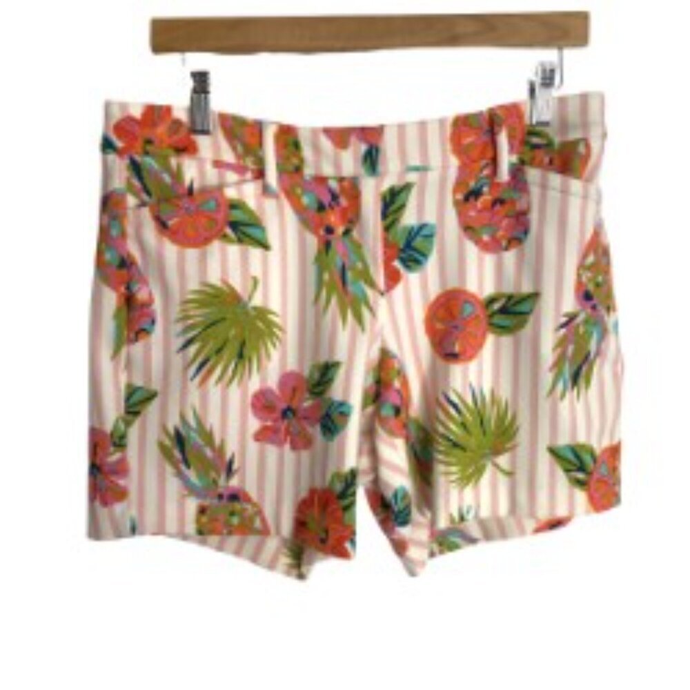 Spartina 449 Pineapple Bayshore Shorts Large